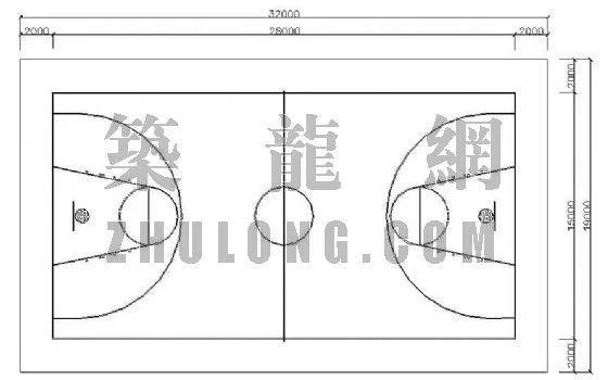 篮球场标准尺寸图纸及相关规定详解