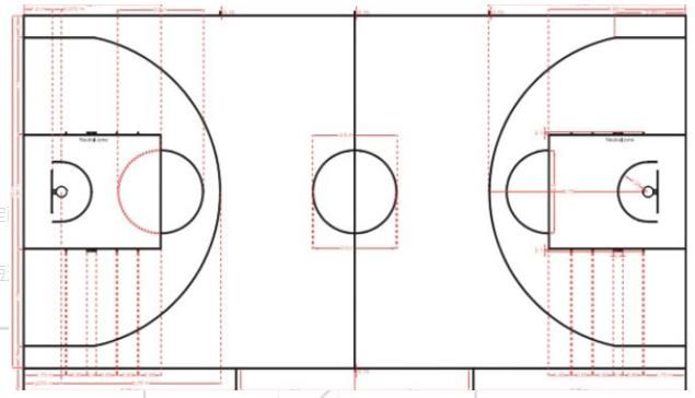 篮球场画线尺寸要注意什么？-第3张图片-www.211178.com_果博福布斯
